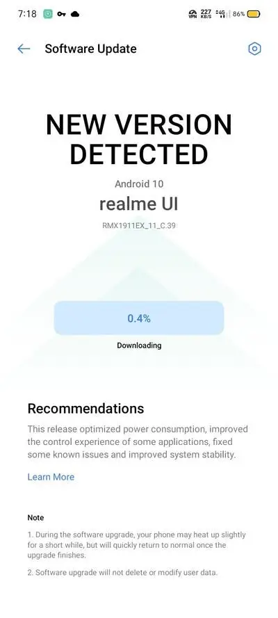 realme 5 android 10 realme ui