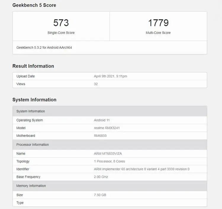 realme 8 5g