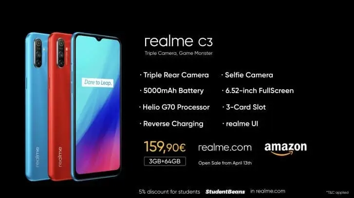 realme c3