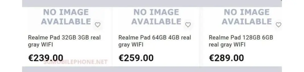 realme pad european pricing