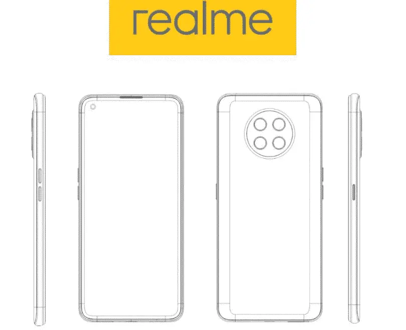 realme smartphone patent