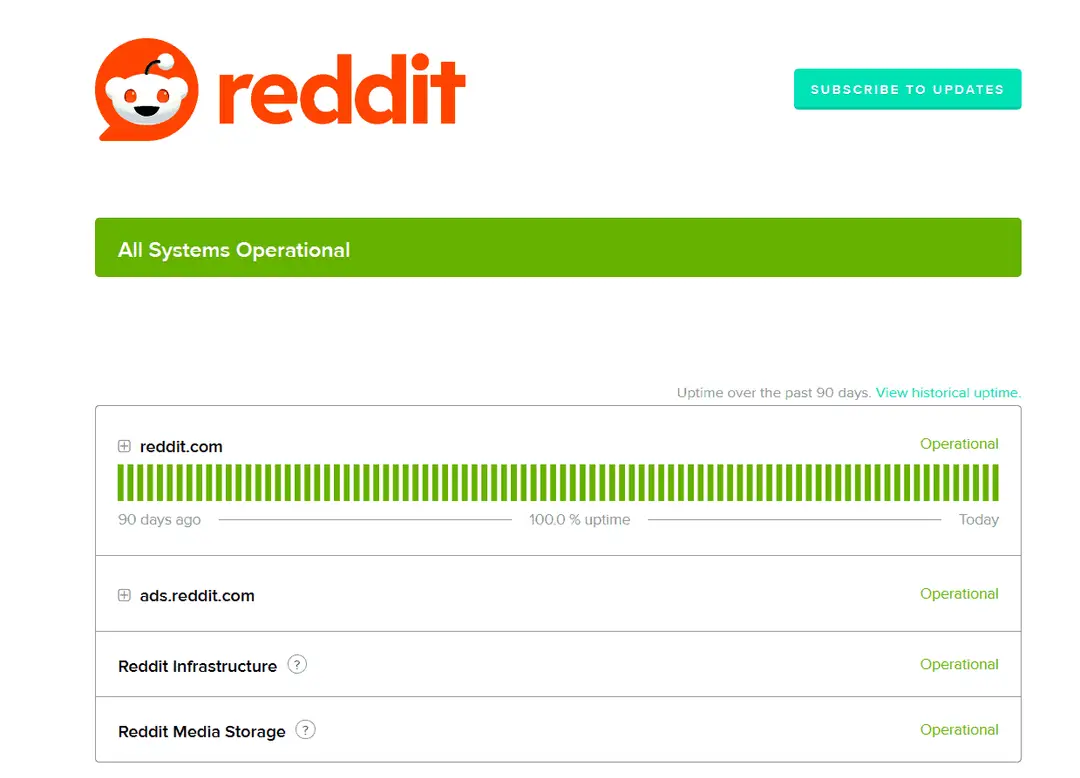 reddit status