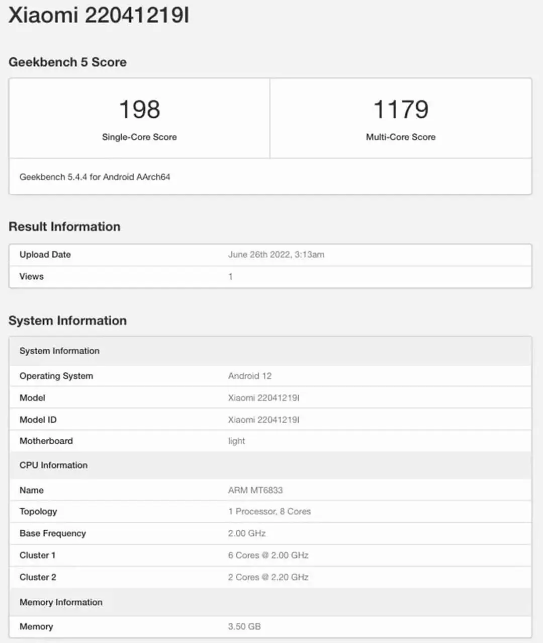 redmi 10 prime plus 5g geekbench score ahead of india launch