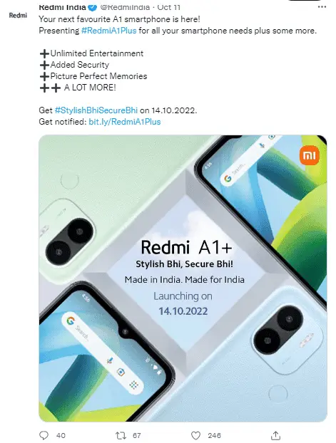 redmi a1