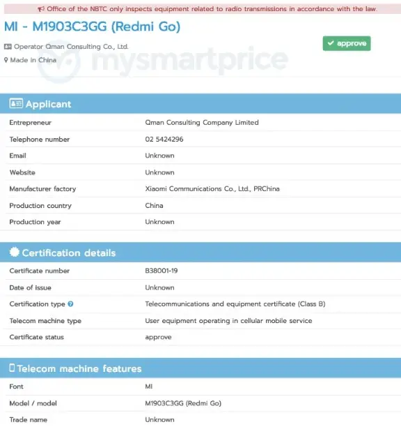 redmi go