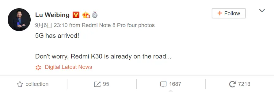 redmi k30