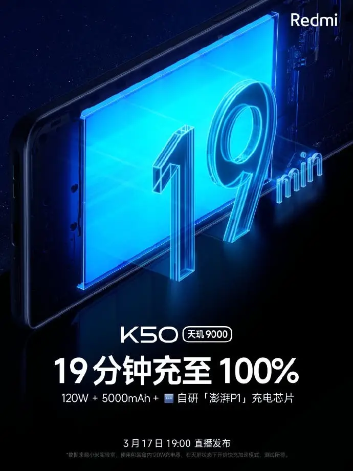redmi k50 charging a