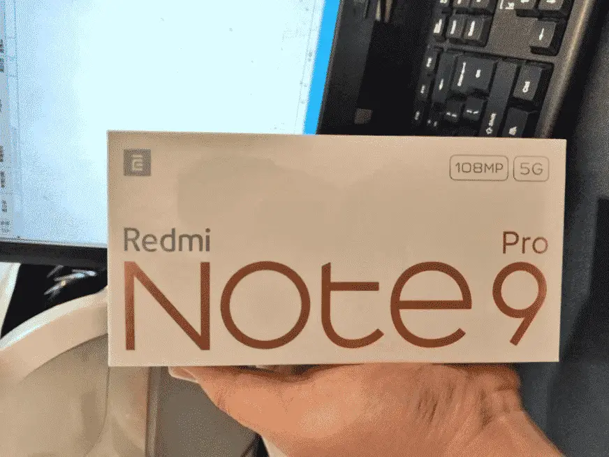 redmi note 9 pro 5g retail box