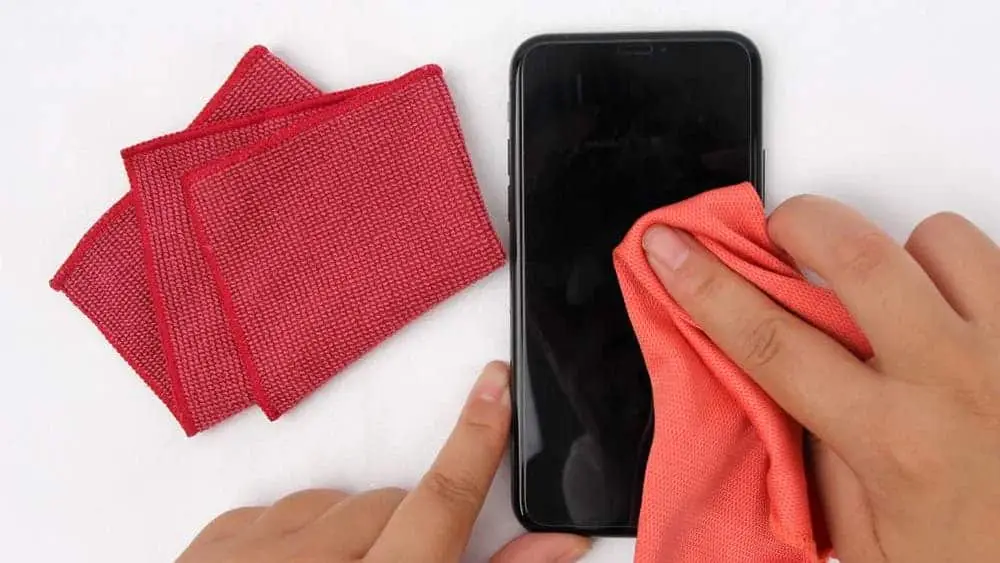 regular cleaning to keep phone in pristine condition