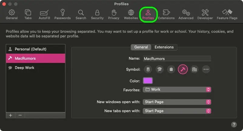safari profiles1
