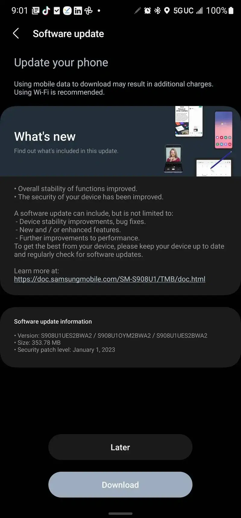 samsung foldable e