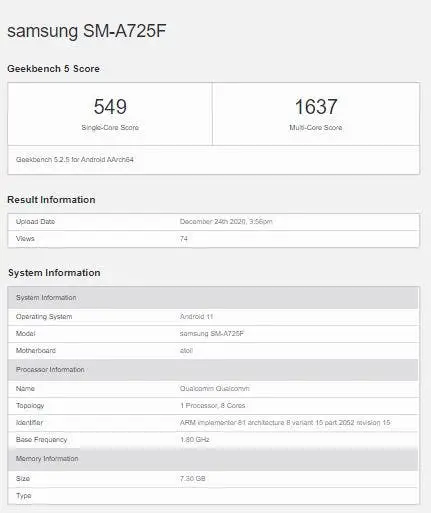 samsung galaxy a72 4g