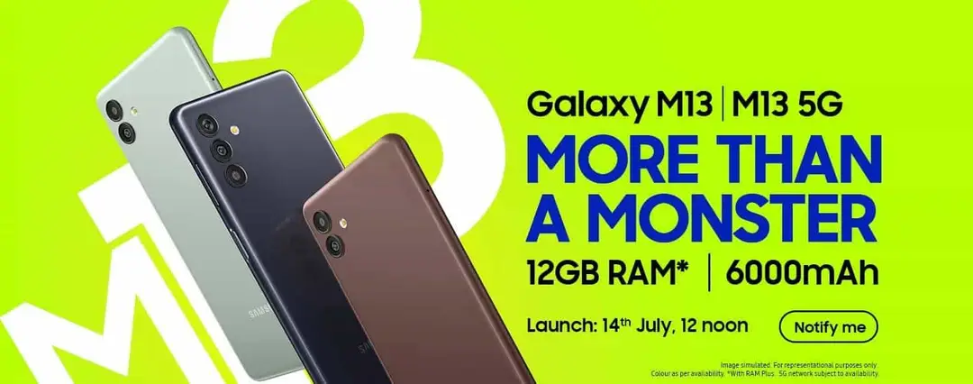 samsung galaxy m13 galaxy m13 5g amazon india