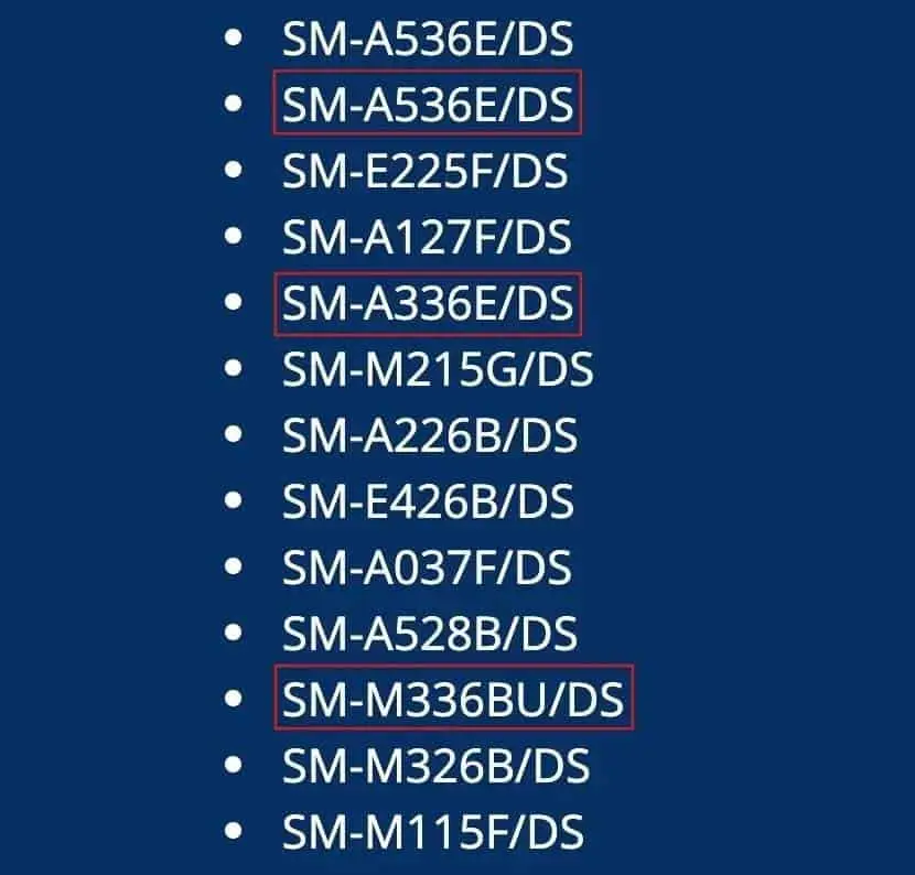 samsung galaxy m33 5g a33 5g a53 5g bis 1