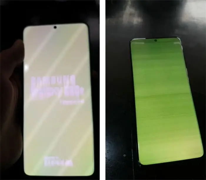 samsung galaxy s20 screen issue