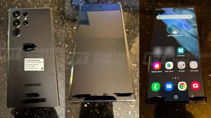 samsung galaxy s22 ultra collage leaks
