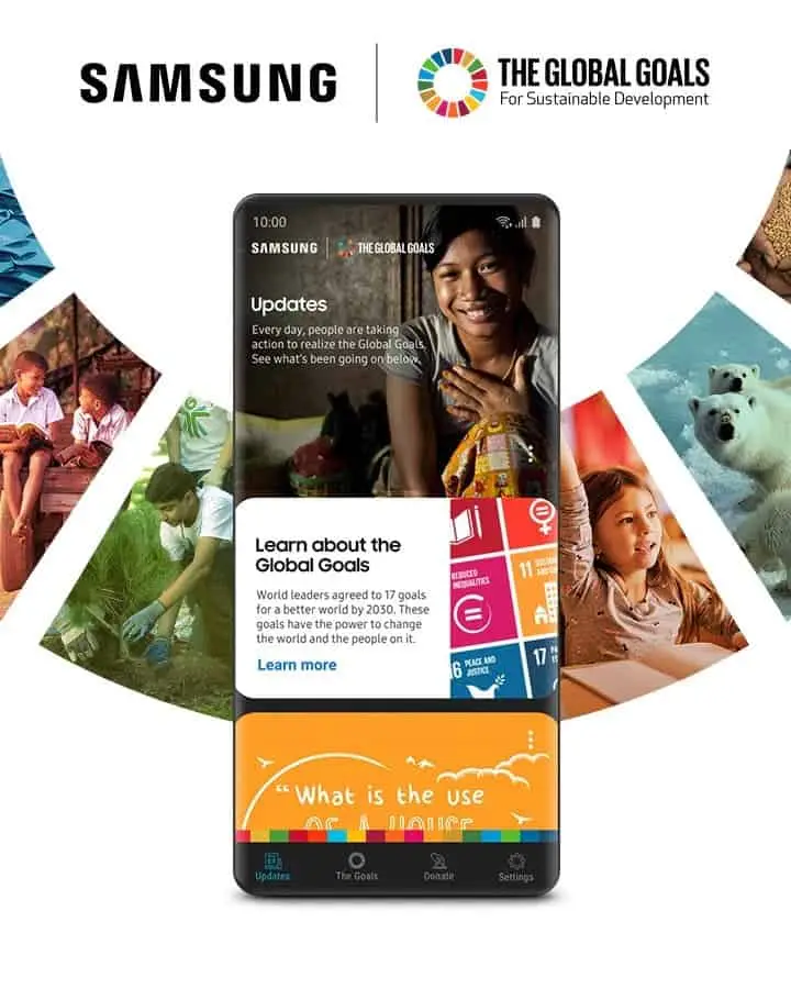 samsung global goals