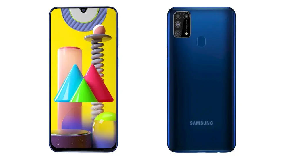 samsung m31s blue front 2