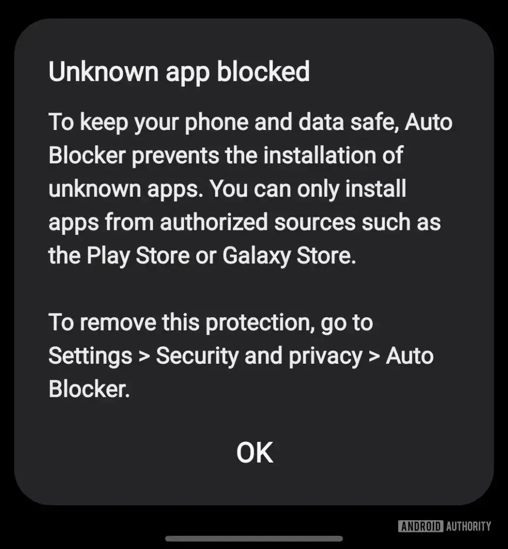 samsung sideloading