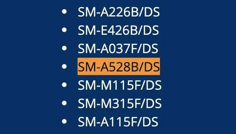 samsung sm a528b bis india