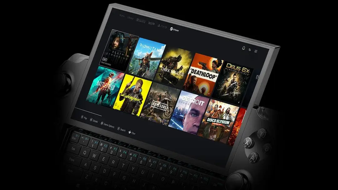 screen of gpd win 4