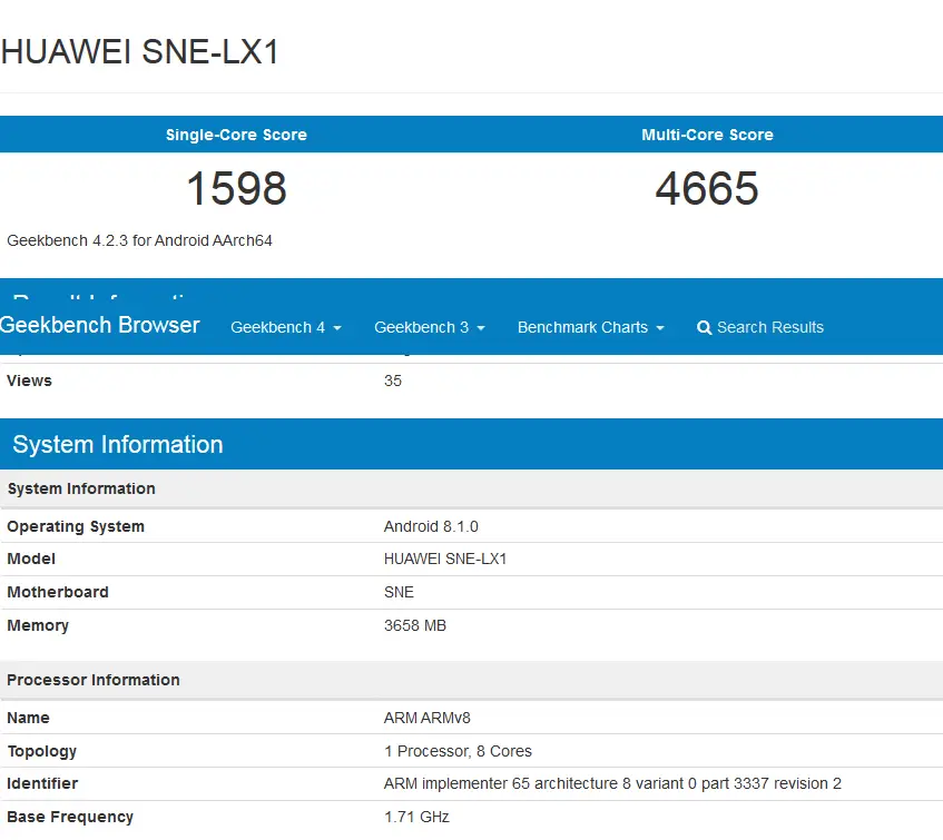 screenshot 2018 08 17 huawei sne lx1 geekbench browser