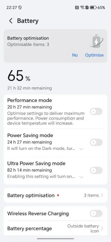 screenshot 20250105 222756 com hihonor systemmanager hwpowermanageractivity