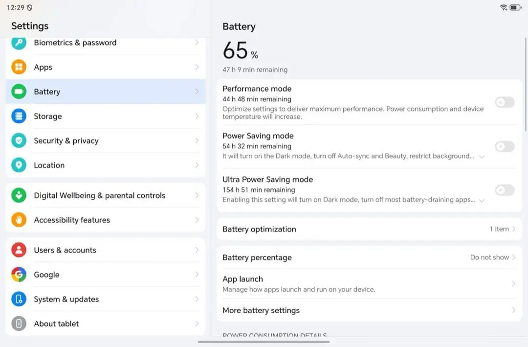 screenshot 20250310 122928 com hihonor systemmanager hwpowermanageractivity