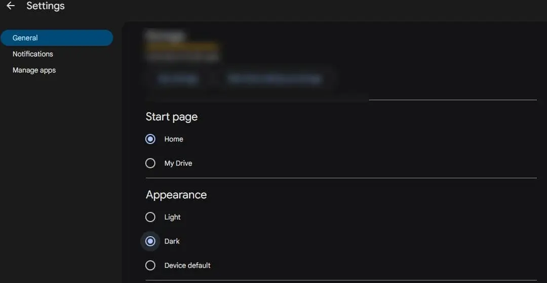 select dark mode