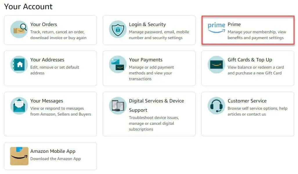 share amazon prime benefits