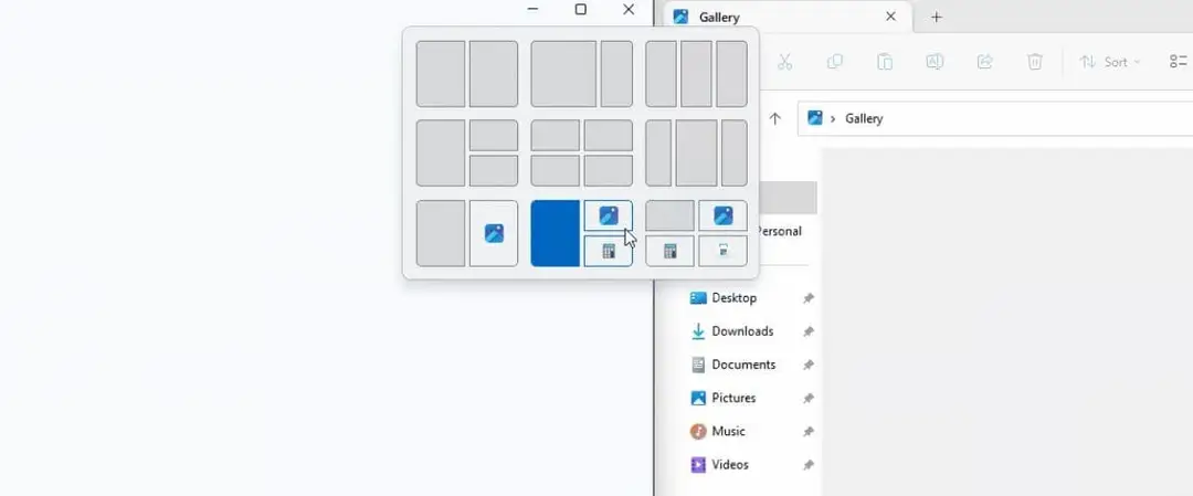 snap suggestions in windows 11 kb5036893