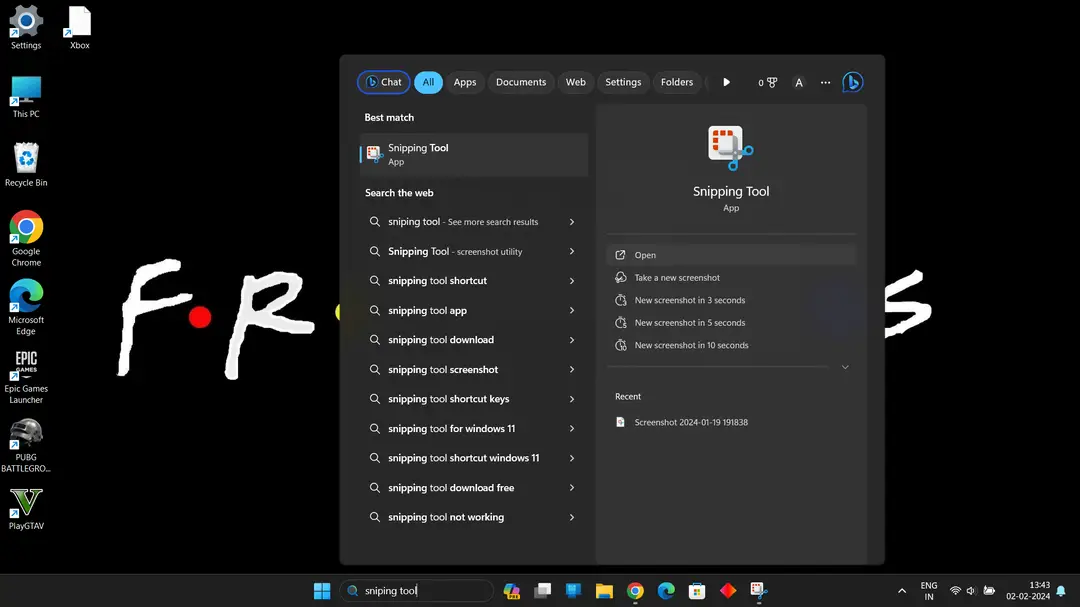 snipping tool