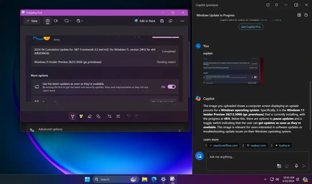 snipping tool b