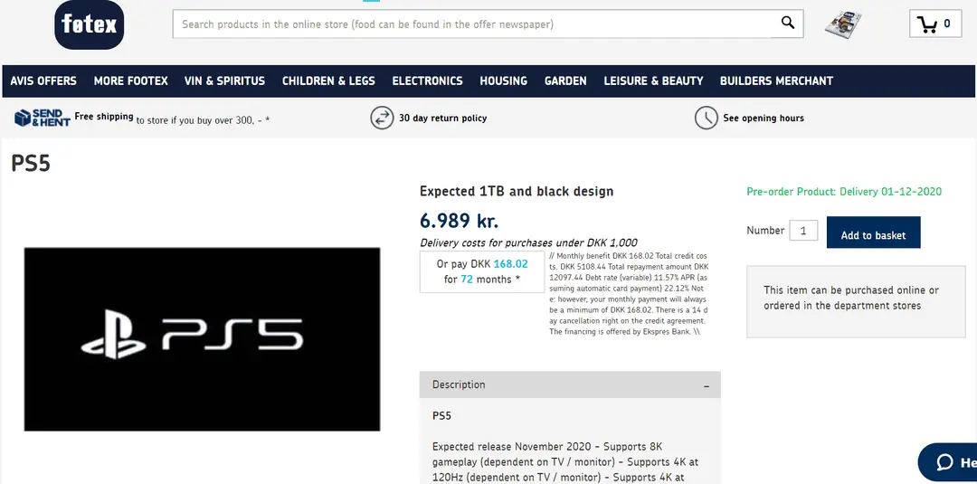sony playstation 5