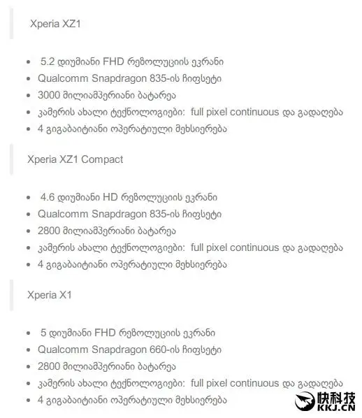 sony xperia xz1 2