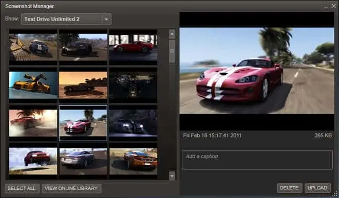 steam screenshots