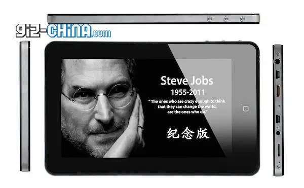 steve jobs android tablet