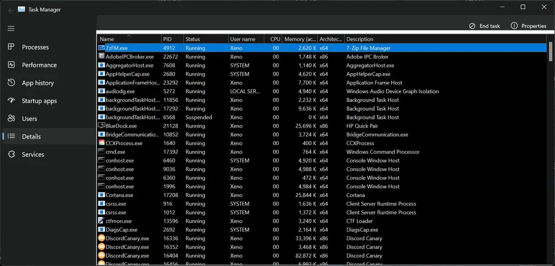 task manager