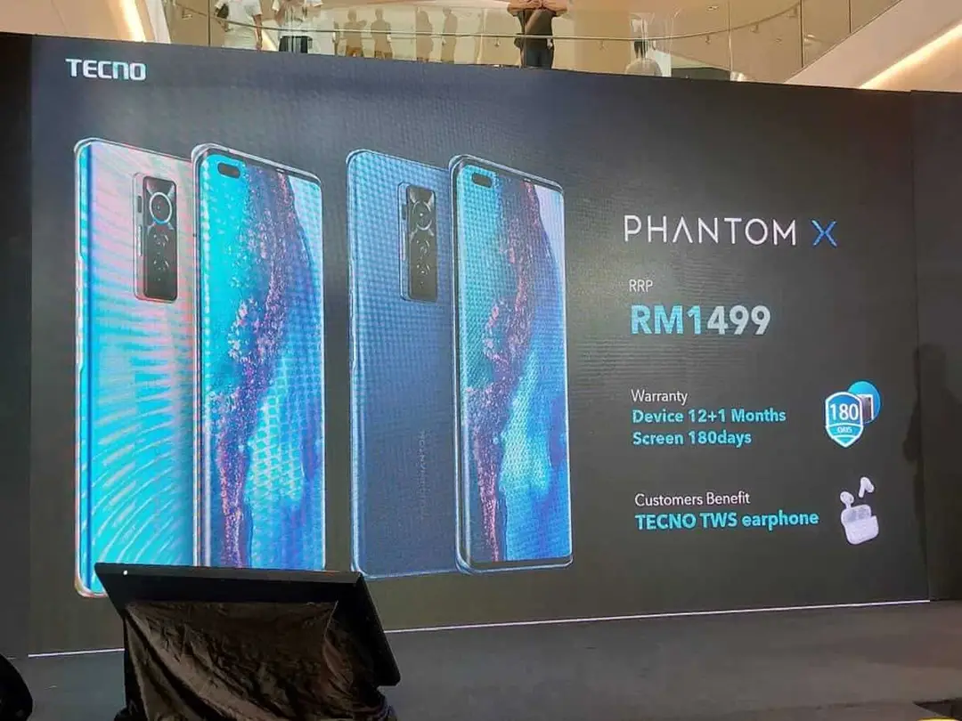 tecno phantom x malaysia announcement