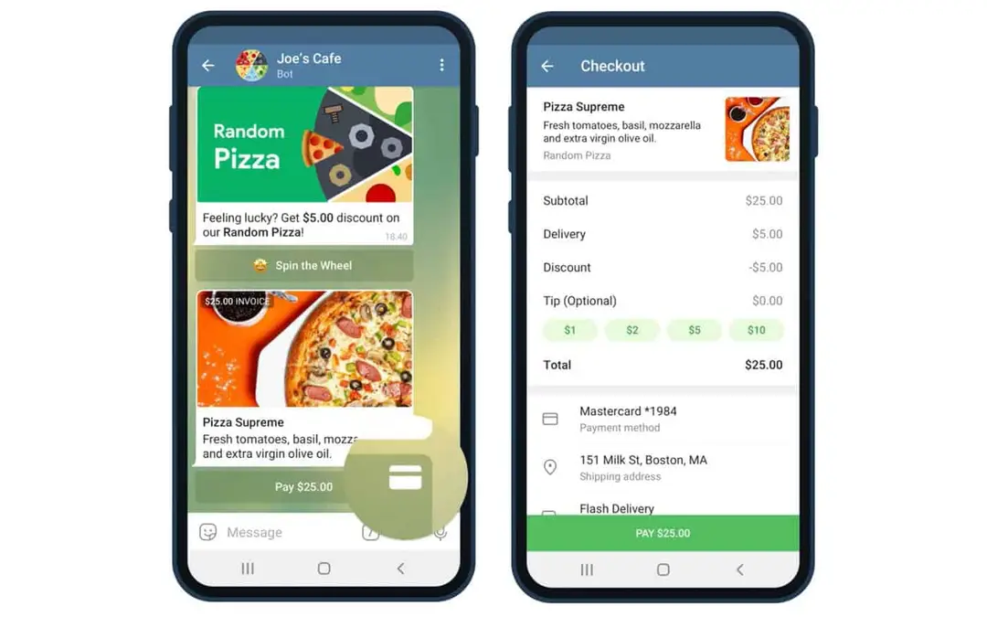 telegram payments 2 0