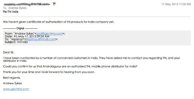 thl email androidguruz