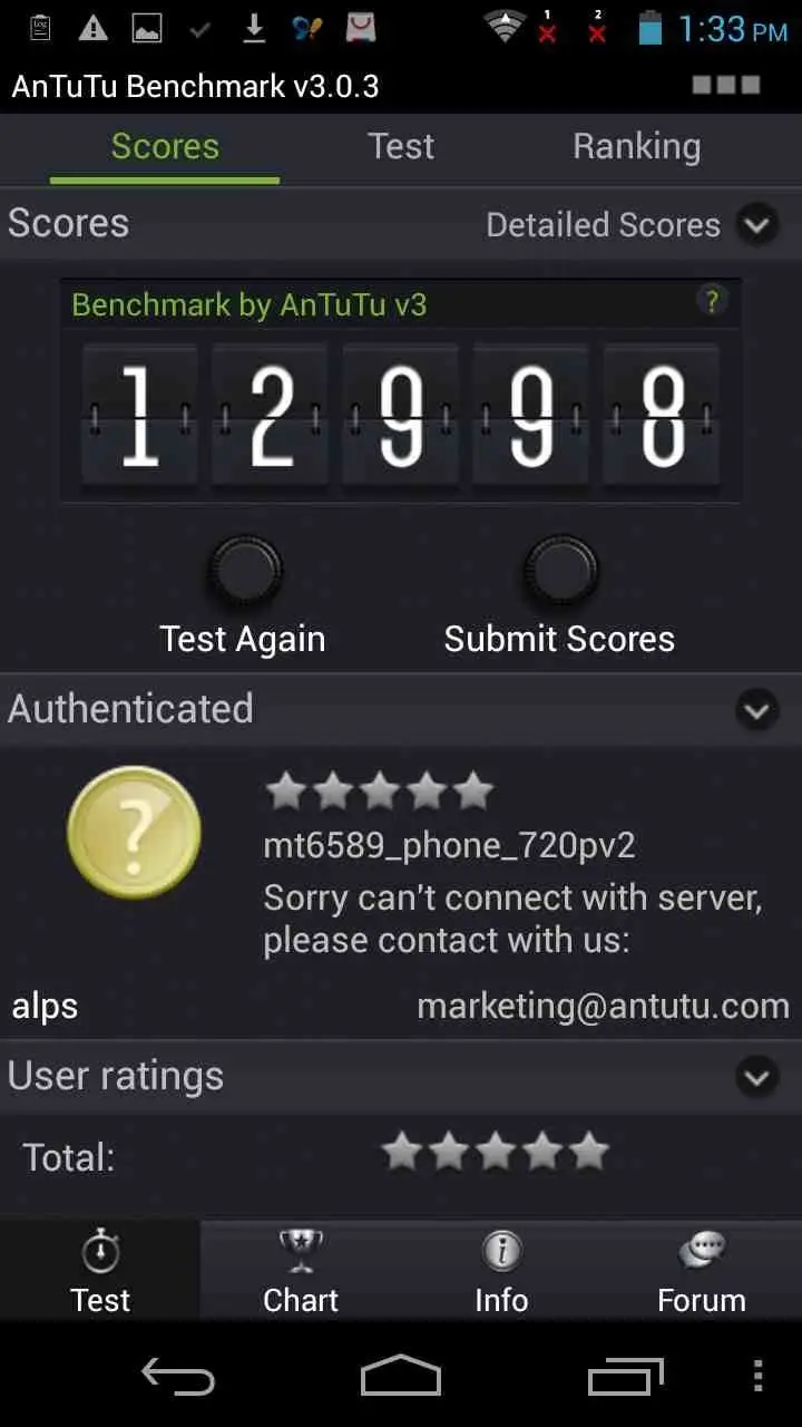 thl w8 antutu