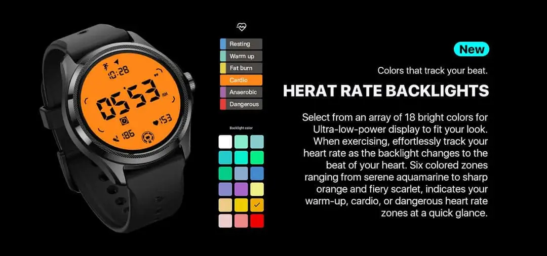 ticwatch pro 5 heart