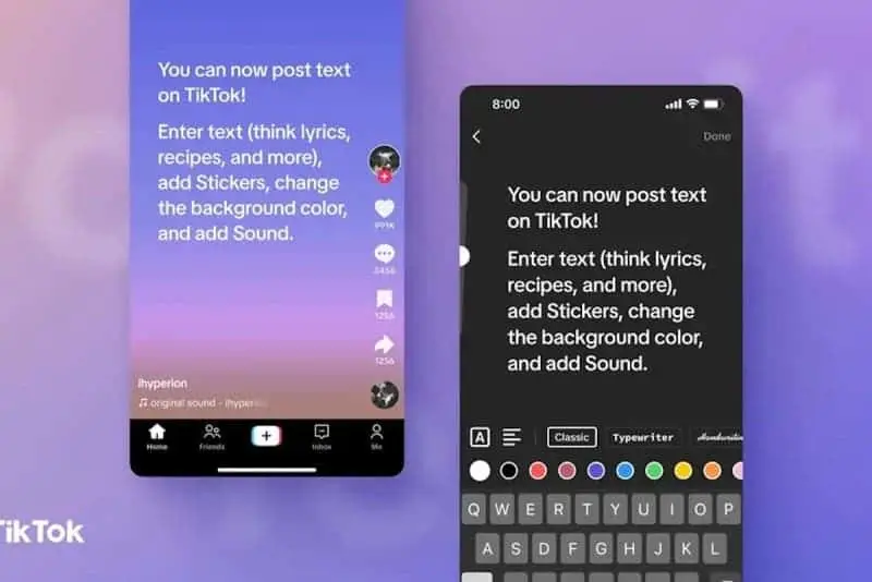 tiktok text posts