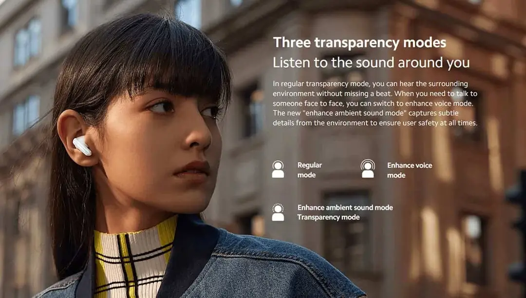 transparency modes of redmi buds 5 pro