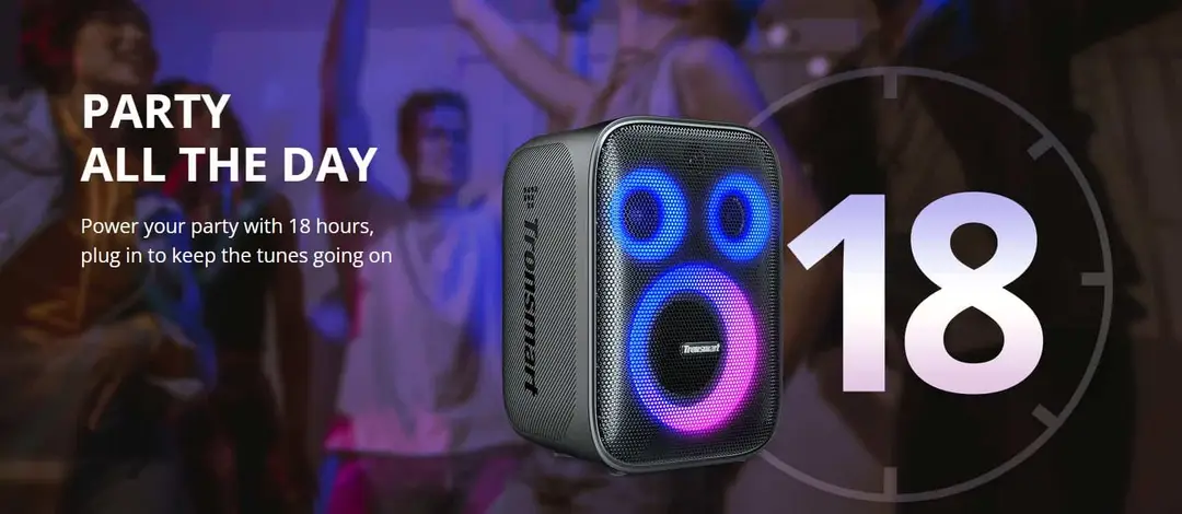 tronsmart halo 200 battery life