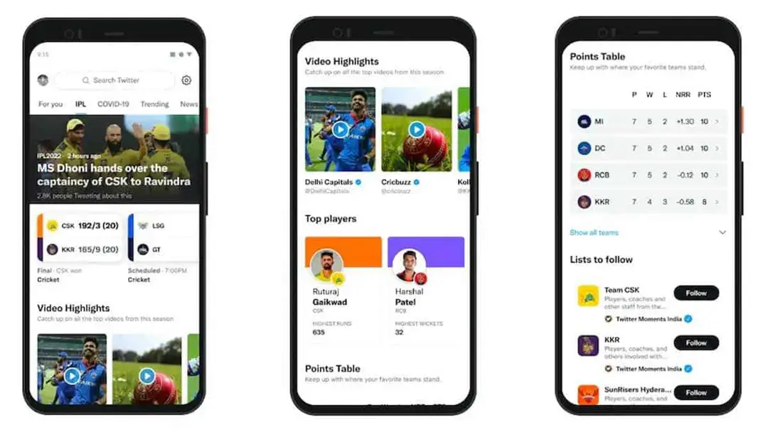 twitter testing cricket tab for india