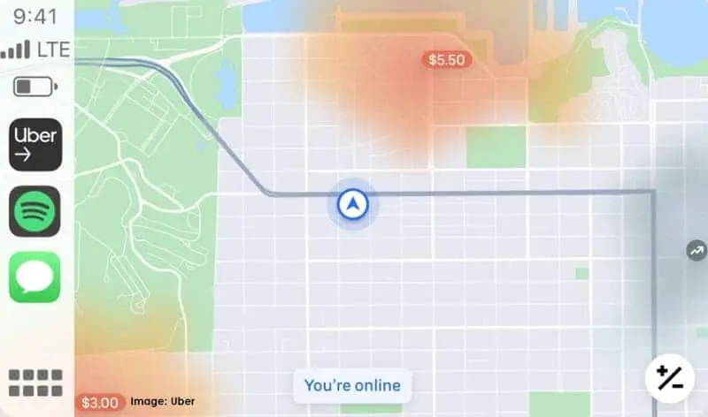 uber carplay