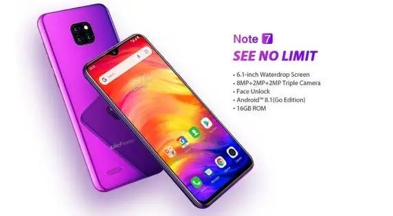ulefone note 7 warna 1