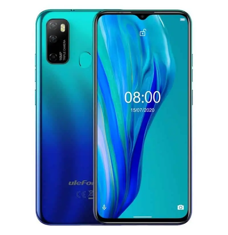 ulefone note 9p 6 52 inch 16mp triple camera android 10 4gb ram 64gb rom mtk mt6762 octa core 4g smartphone